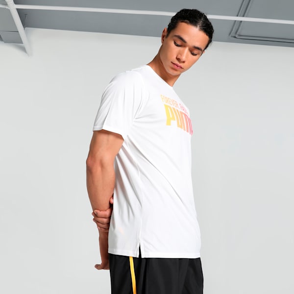 RUN FAV "Forever. Faster." Men's Running Tee, PUMA White, extralarge-IND